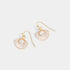 Pearl Oyster Dangle Earrings - White